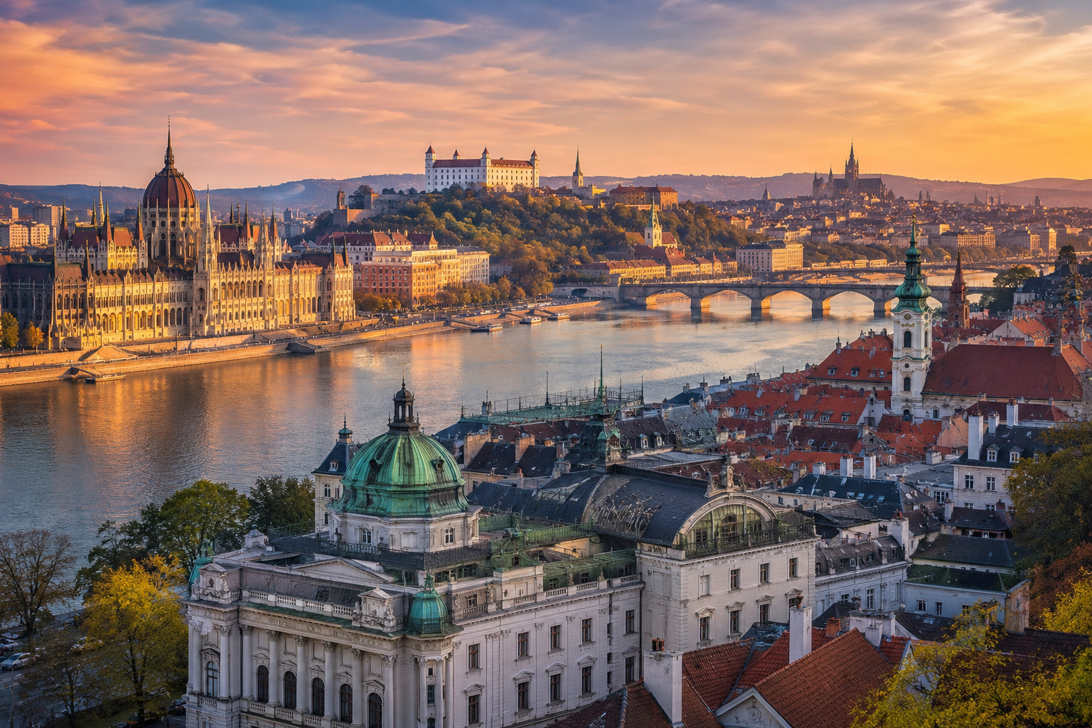 Ce recomandă Viva Holidays pentru un circuit al capitalelor Europei Centrale?